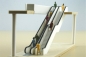 Preview: Treppenabgang, 2-geschossig, 1 Treppe und 1 Rolltreppe