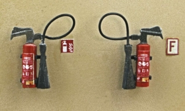 Feuerlöscher, 6 Stück