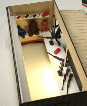 Shooting Gallery with interior decoration