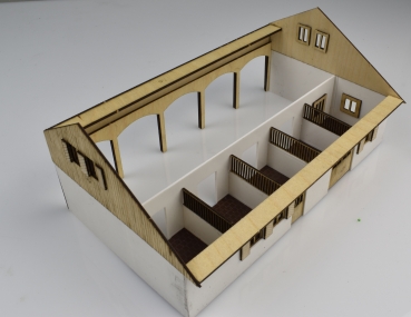 Open horse stable
