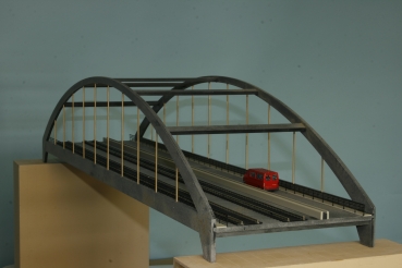 Tied Steel Arch Bridge 1092 mm  3 tracks