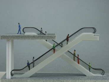 Rolltreppe, 2-geschossig, 2 Stück