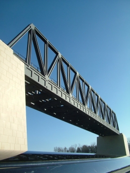 Lattice girder bridge, 1943 mm
