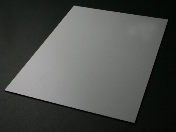 1 white plate  300 x 400 x 2,0