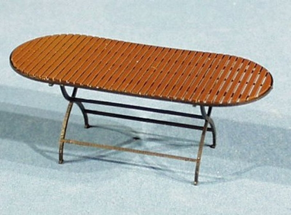 Tisch oval groß