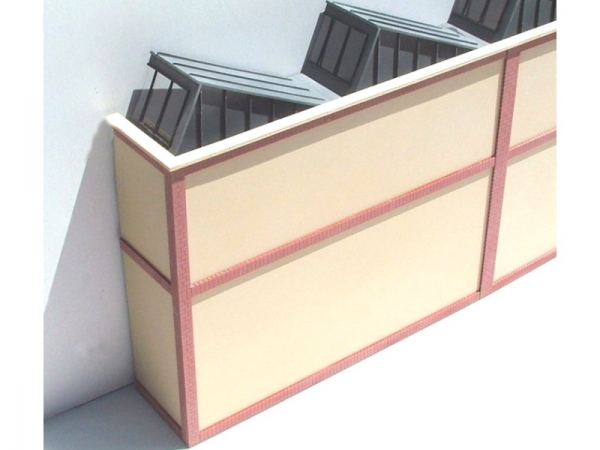 Fabrikwand Modul,keine Fenster
