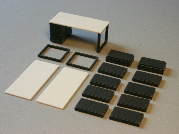 Desk, 2 pieces