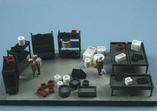 Interior for greenhouses and garden centers ,track H0
