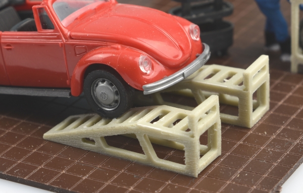Movable ramps for service and repair