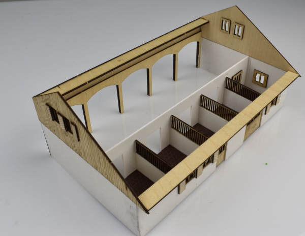Open horse stable