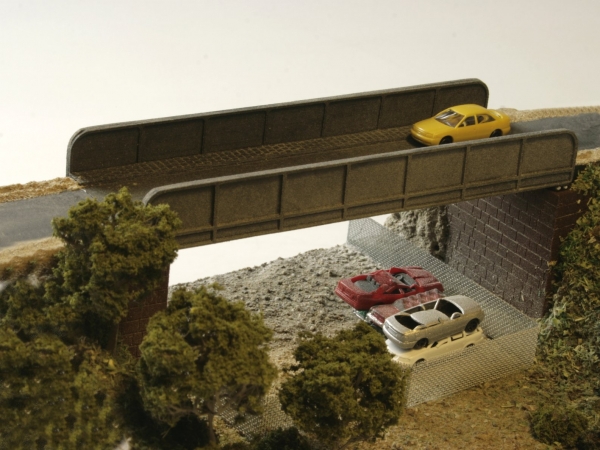 Steel plate street bridge