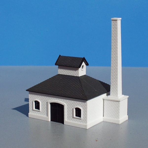 Boiler house with chimney, Track Z