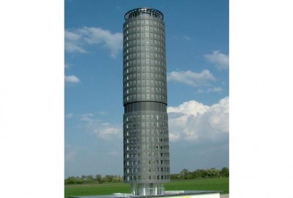 Büroturm rund Aufstockung 11 Geschoße