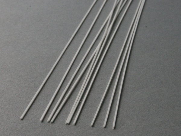100 Mikrostreifen 0,5x0,5 weiss