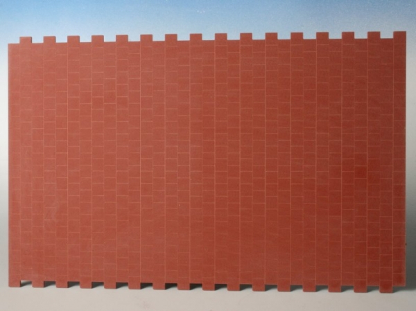 Floor 12,5 x 12,5 mm brickred