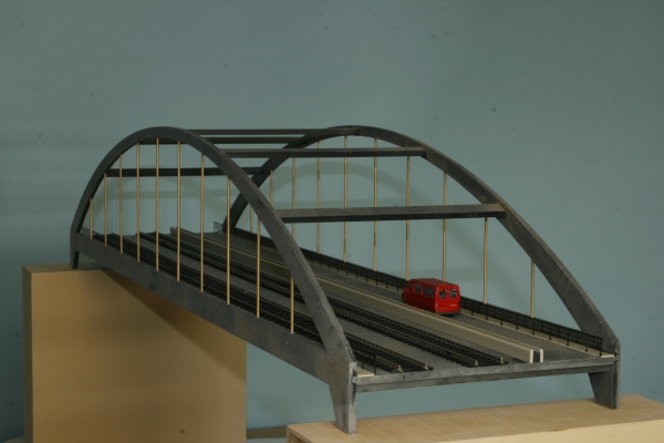 Tied Steel Arch Bridge 1092 mm  3 tracks