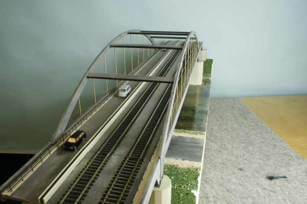 Tied Steel Arch Bridge 1092 mm  3 tracks