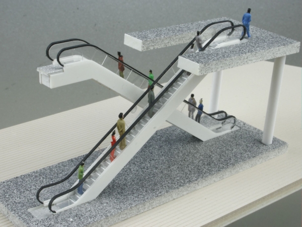 Rolltreppe, 2-geschossig, 2 Stück