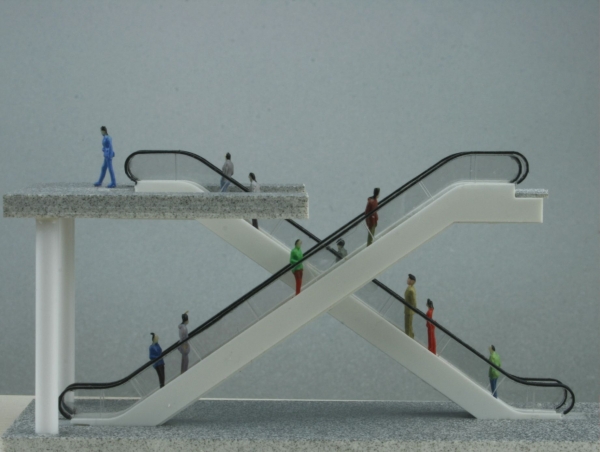 Rolltreppe, 2-geschossig, 2 Stück