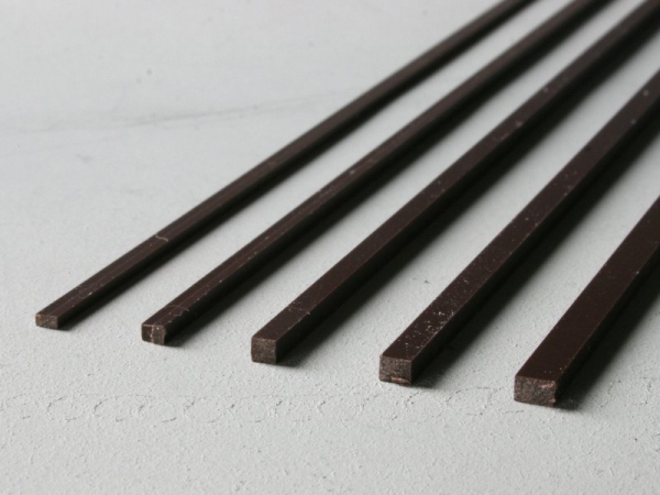 Stripes of polystyrene 2,0x5,0 brown