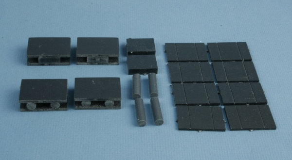 Roller and fixed bearings 1 set