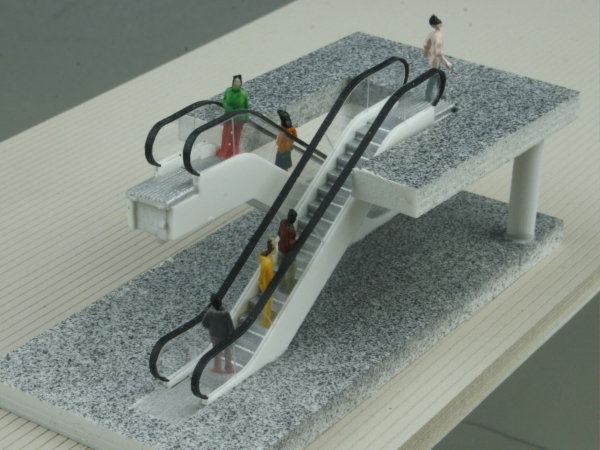 Rolltreppe, 1-geschossig, 2 Stück