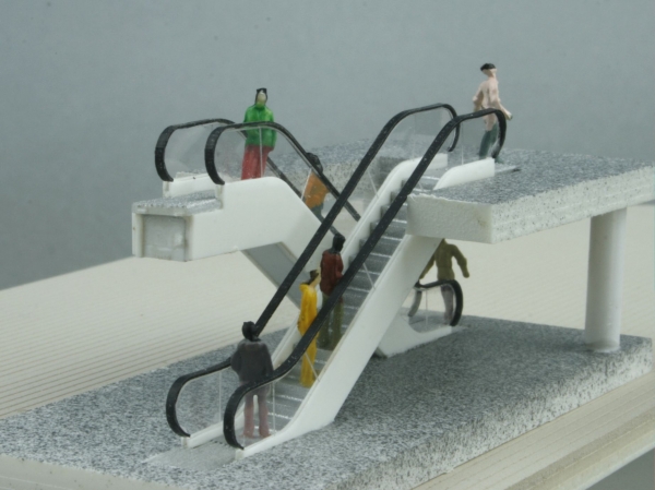 Rolltreppe, 1-geschossig, 2 Stück