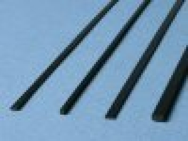 Stripes of polystyrene 0,5x2,5 black