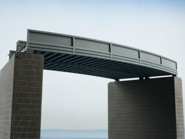 Curved Steel plate bridge 30° circle 192 mm