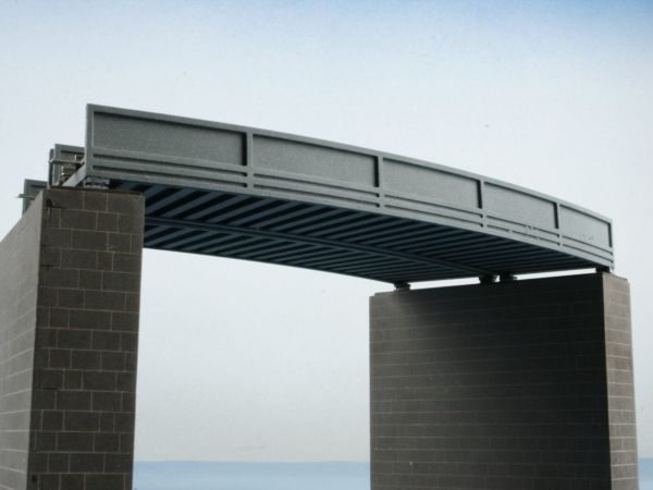 Curved steel plate bridge 30° circle 360 mm